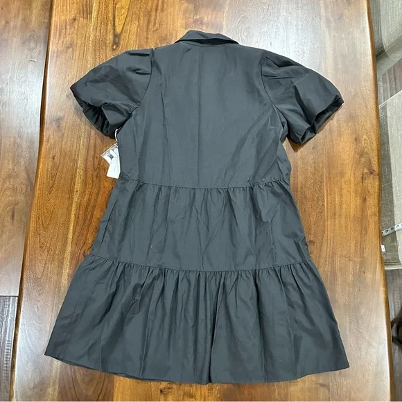 New! Brochu Walker Havana Mini Dress in Black Size Large - Picture 3 of 8